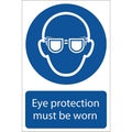 Eye Protection' Mandatory Sign, 200 x 300mm Draper Tools