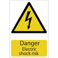 Danger Electric Shock Sign Draper Tools
