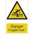 Danger Fragile Roof Sign Draper Tools