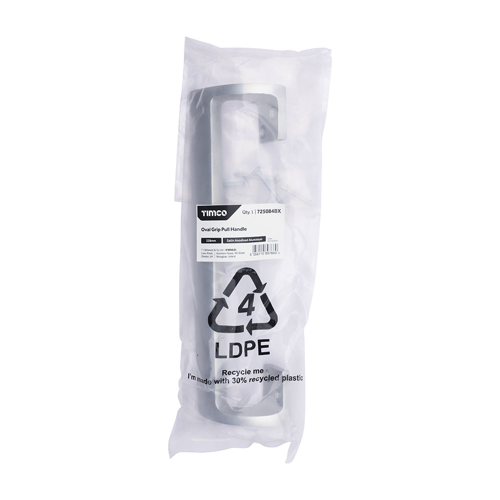 Oval Grip Pull Handle SAA - 228mm | TIMpac