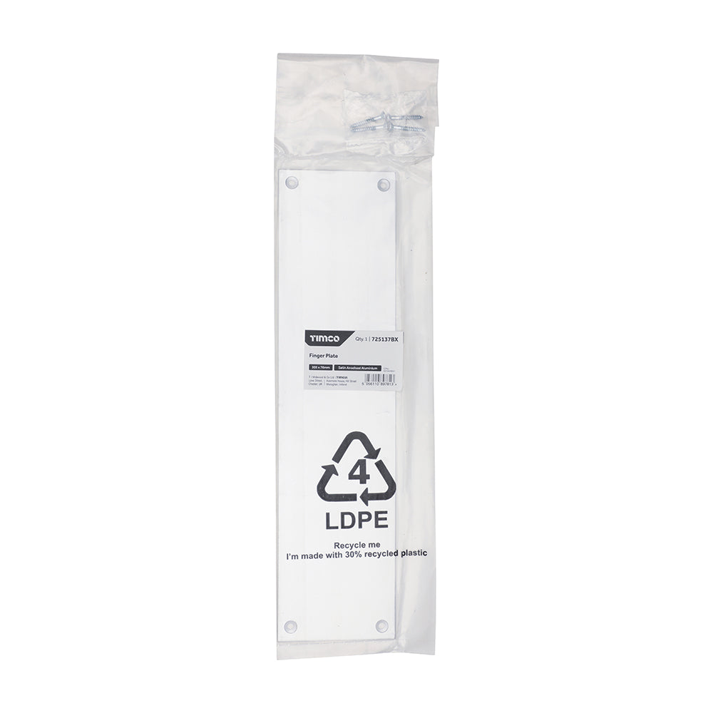 Finger Plate SAA - 305 x 76 | TIMpac