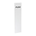 Finger Plate PUSH SAA - 305 x 76 | Bag