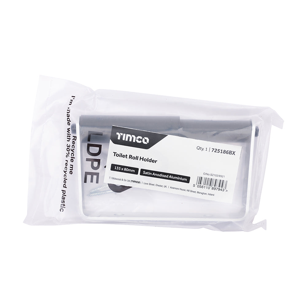 Toilet Roll Holder SAA - 135 x 80 | TIMpac