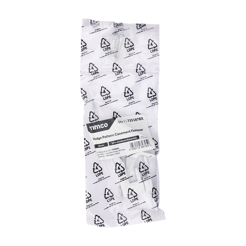 Wedge Casement Fastener SAA - 100mm | TIMpac