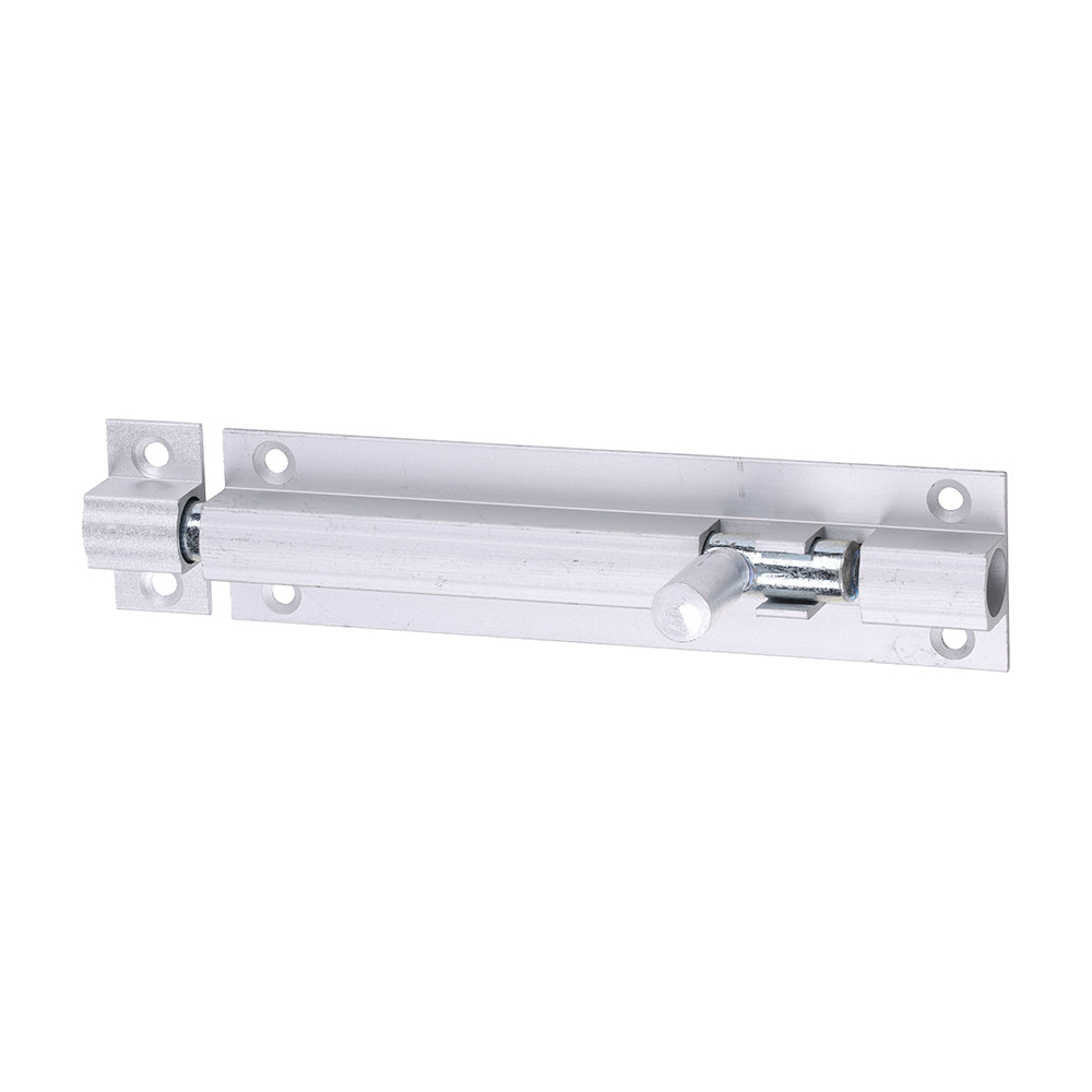 Timco Straight Barrel Bolt - Satin Aluminium | 100 x 25 Timco