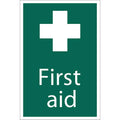 'First Aid' Safety Sign, 200 x 300mm Draper Tools