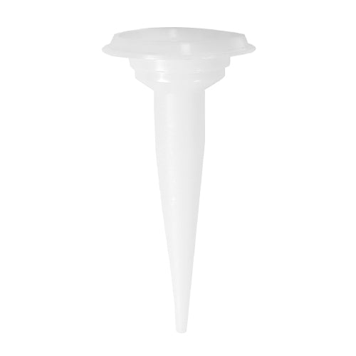 Foil Applicator Gun Nozzles - Colour Clear - Pack of 6