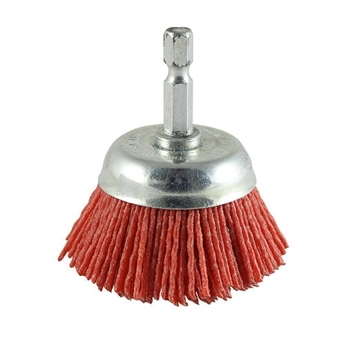 Timco Drill Cup Brush - Nylon - Diameter mm 75