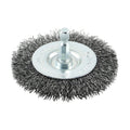 Timco Drill Wheel Brush - Crimped Steel Wire | 75mm Timco