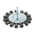 Timco Drill Wheel Brush - Twisted Knot Steel Wire Timco