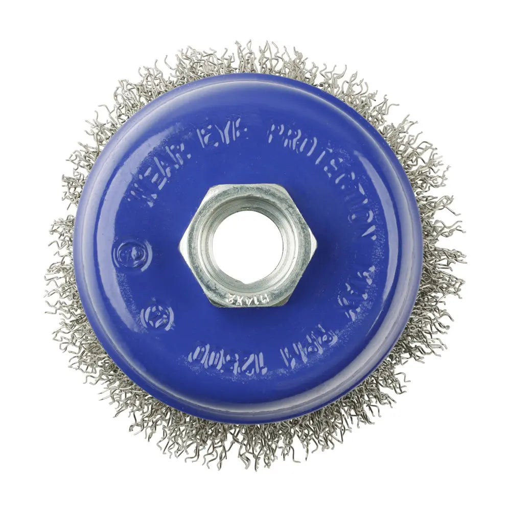 Timco Angle Grinder Cup Brush - Crimped Stainless Steel | 75mm Timco