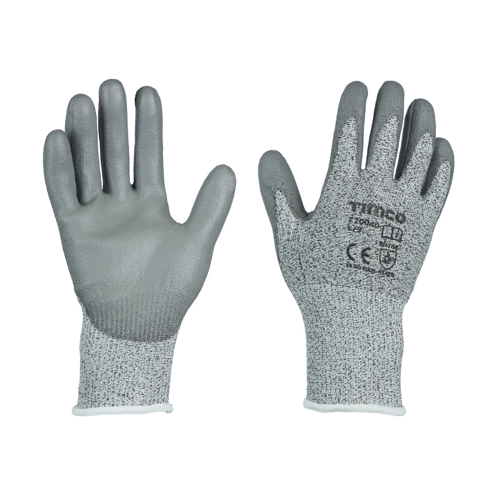 Medium Cut B Glove PU - Large | Backing Card