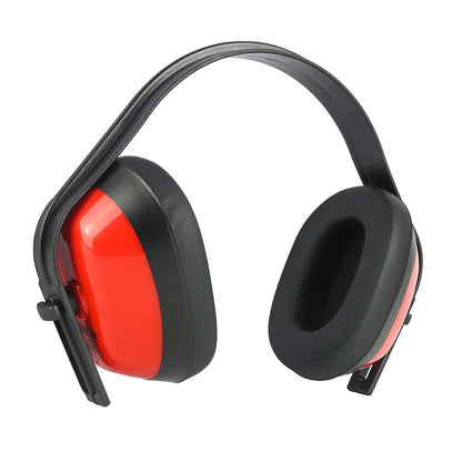 Timco Ear Defenders - 27.6dB - One Size - Red - Foam