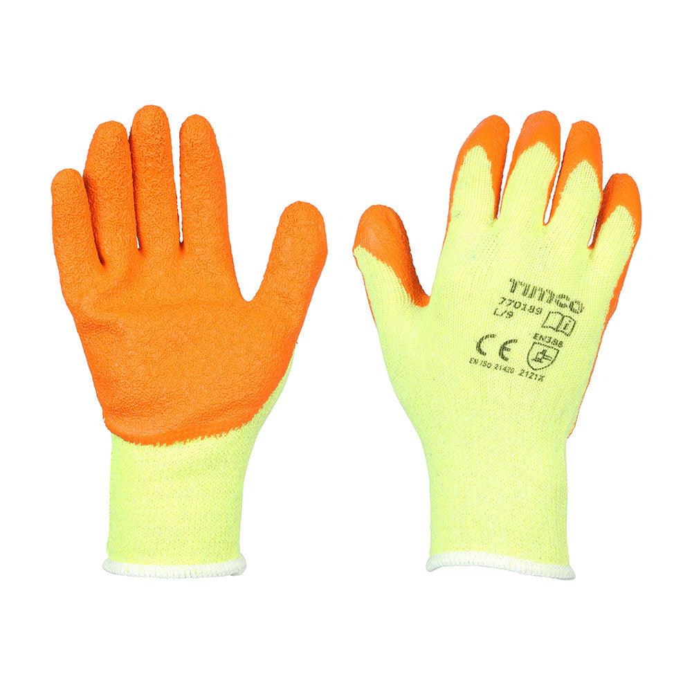 Eco Glove Latex Crinkle Bulk - Large | Bag of 12