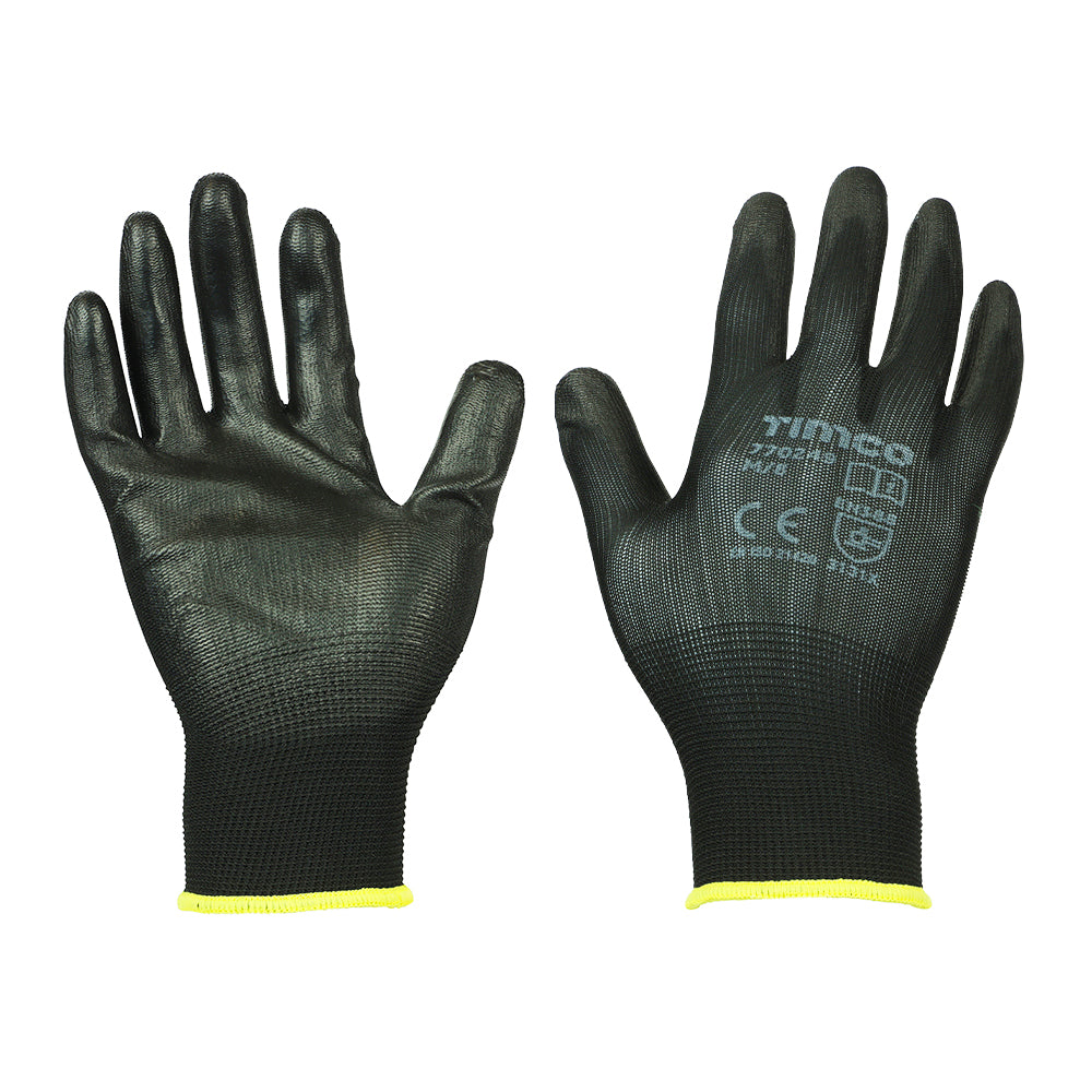 Durable Grip Glove PU - Medium | Backing Card