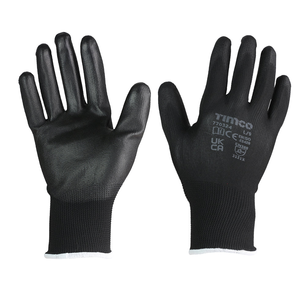 Durable Grip Glove PU MPack - Large | Bag of 12
