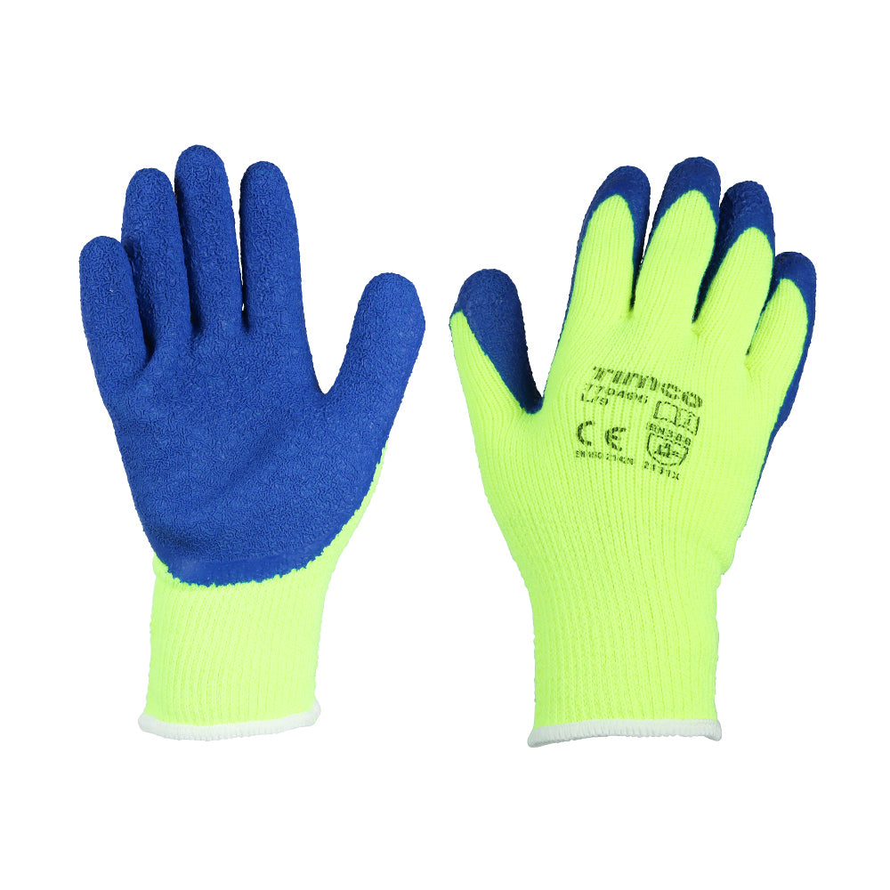 Warm Grip Glove Latex Crinkle - Large | Backing Card