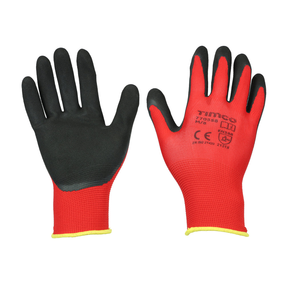 Toughlight Glove Latex Sandy - Medium | Backing Card