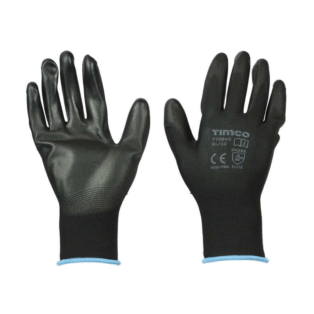 Durable Grip Glove PU - X Large | Backing Card