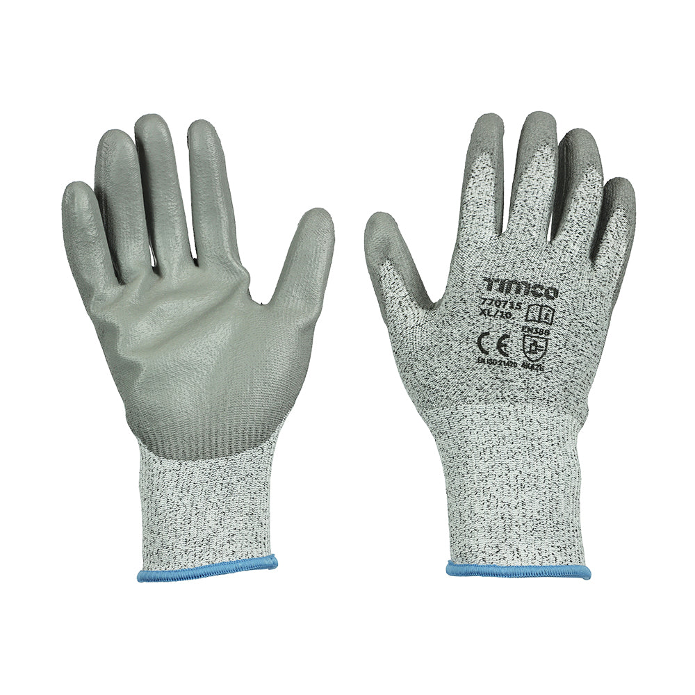 Medium Cut B Glove PU - X Large | Backing Card