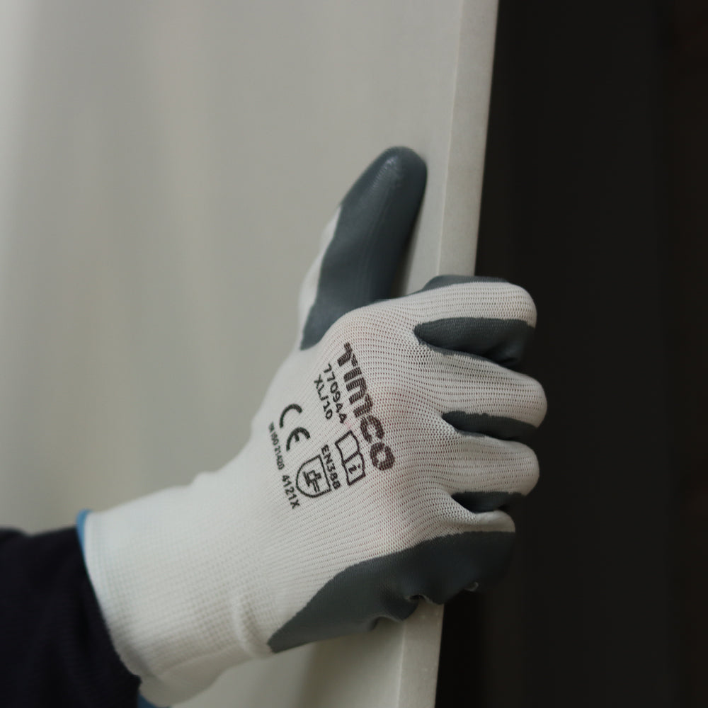 Secure Grip Glove Nitrile Foam - Large | Backing Card