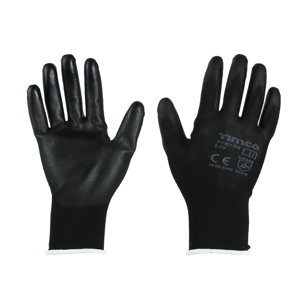 Durable Grip Glove PU - Large | Backing Card