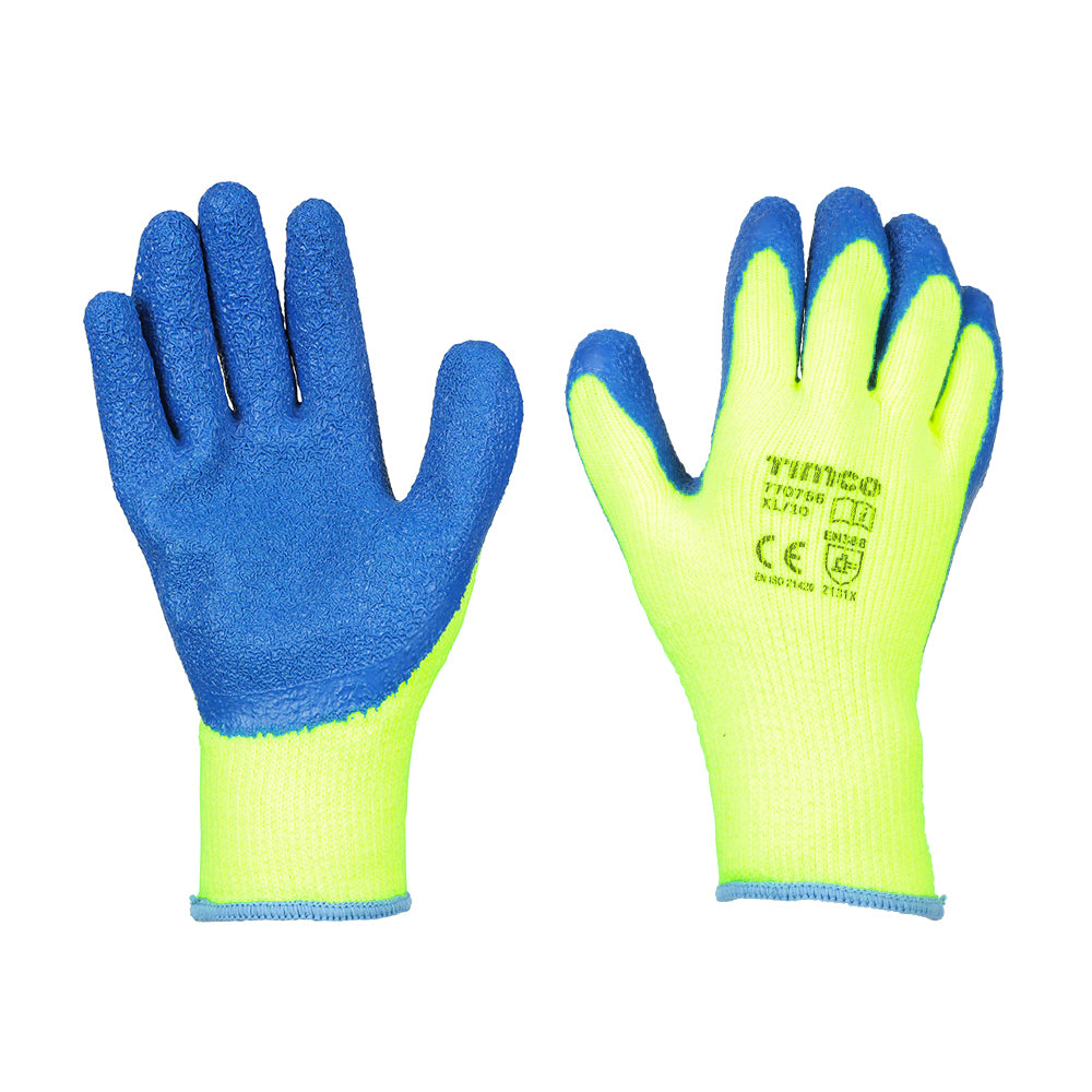 Warm Grip Glove Latex Crinkle - X Large | Backing Card