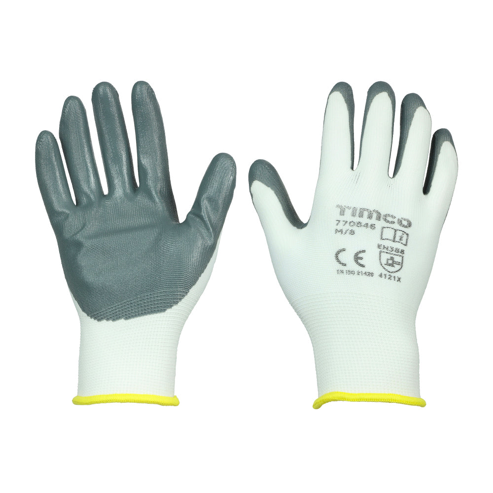 Secure Grip Glove Nitrile Foam - Medium | Backing Card