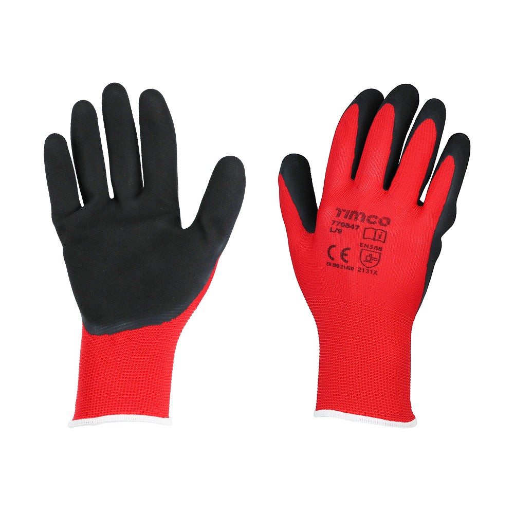 Toughlight Glove Latex Sandy - Large | Backing Card