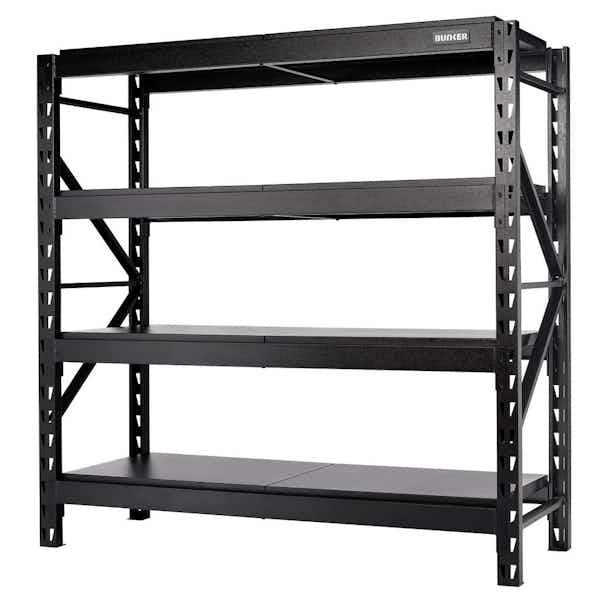 BUNKER® 22 Piece 4 Tier Racking, 1600mm