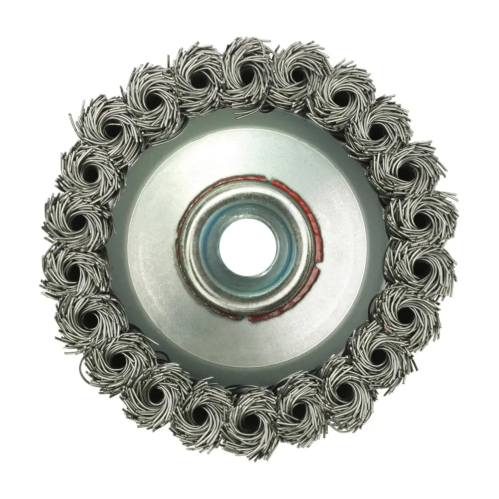 Timco Angle Grinder Cup Brush - Twisted Knot Steel Wire | 80mm Timco