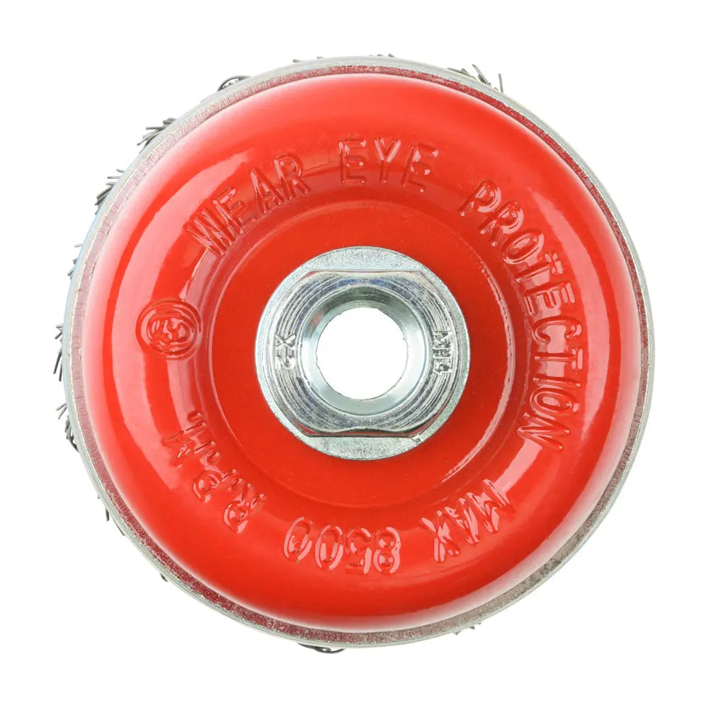 Timco Angle Grinder Cup Brush - Twisted Knot Steel Wire | 80mm Timco