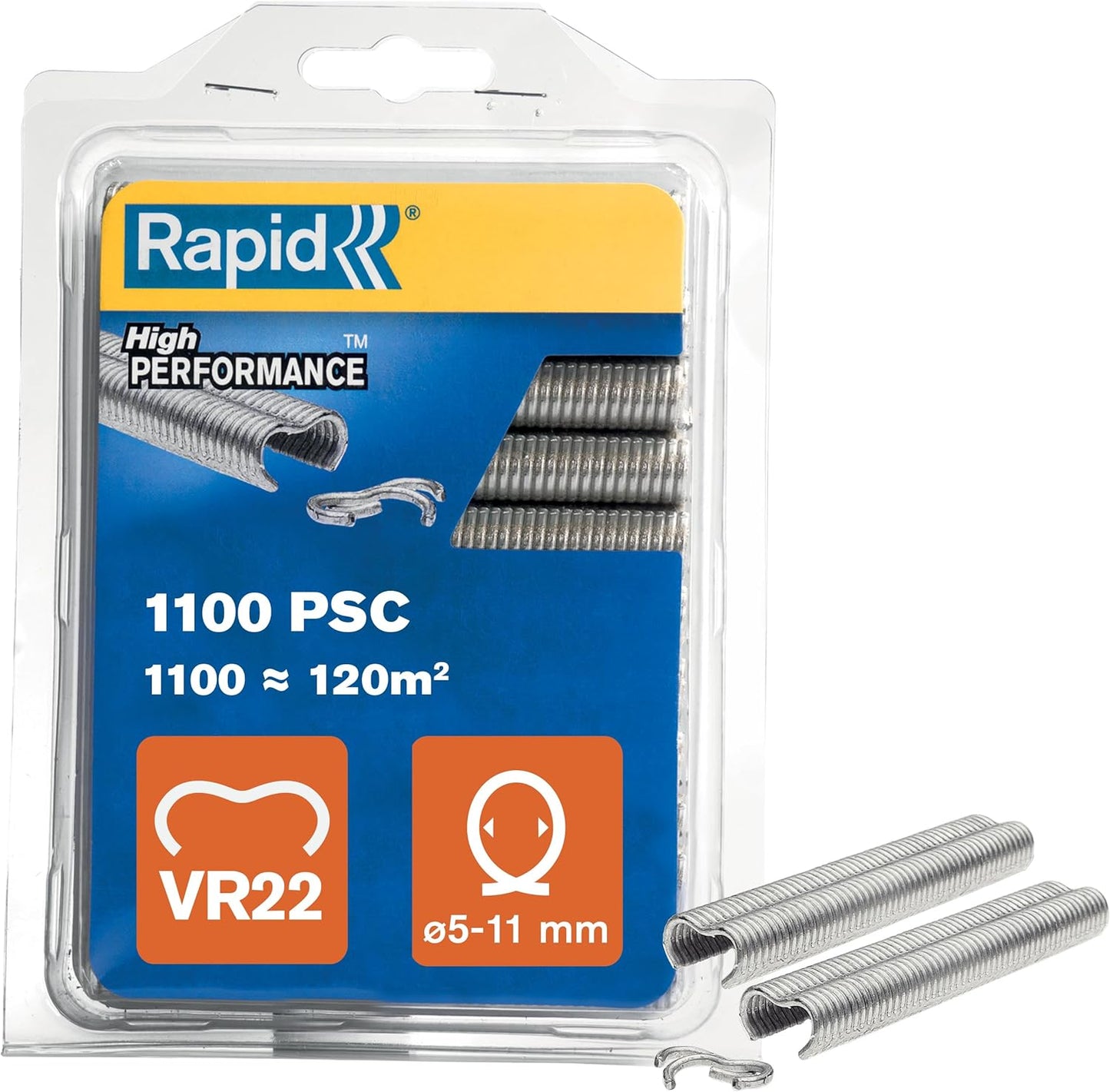 Rapid VR22 Fence Hogrings - 5-11mm (Pack of 1100)