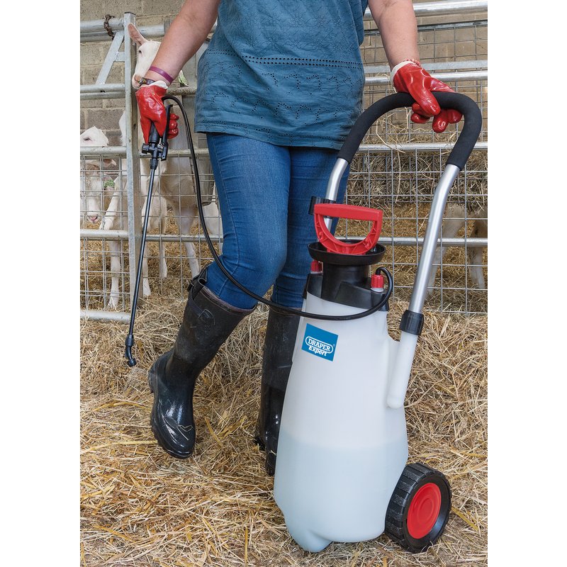 Draper Expert Epdm Knapsack Trolley Pump  Sprayer 12L