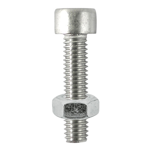 Cap Socket & Nut - A2 SS - M8 x 25 | TIMpac of 4