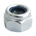 Nylon Nut Type P DIN 982 BZP - M8 | TIMbag of 300