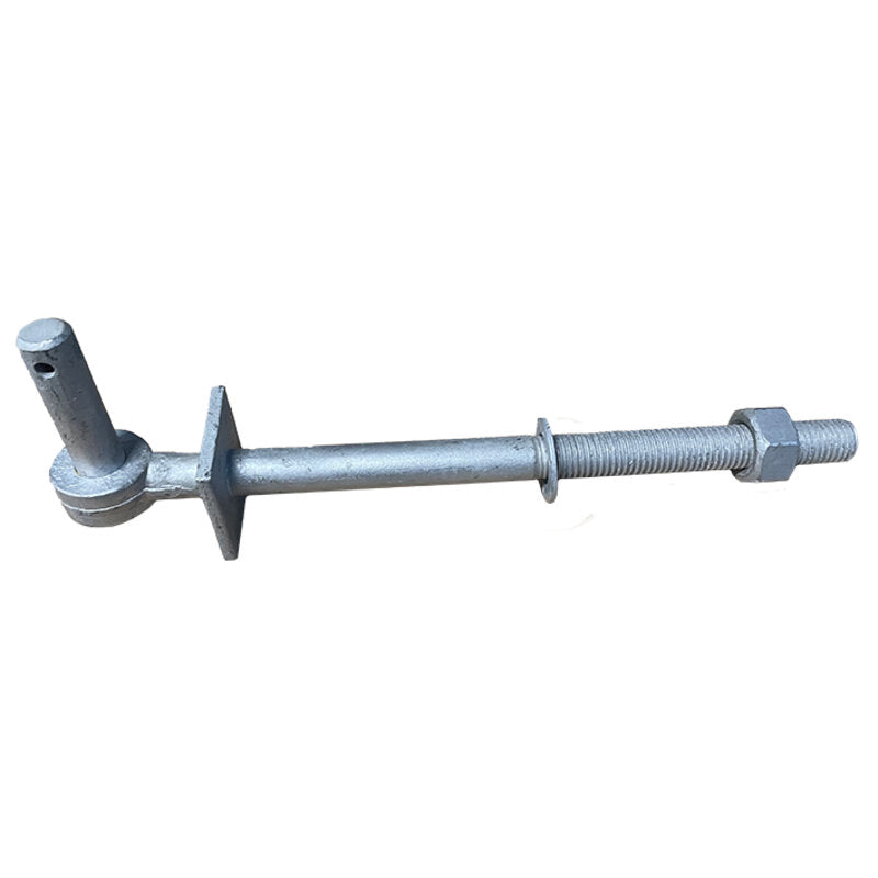 Gate Hook Galvanised Adjustable Bolt-on Round 3/4(19mm)Pin