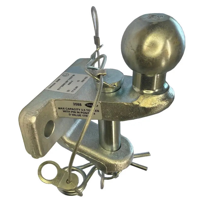 Tow Hitch Dual Extended Ball 3500 kg