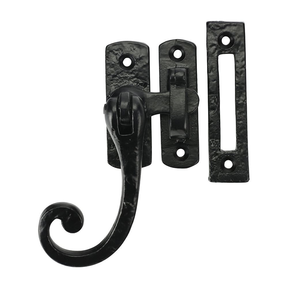 Curly Casement Fastener AntBLK - 86mm | Bag