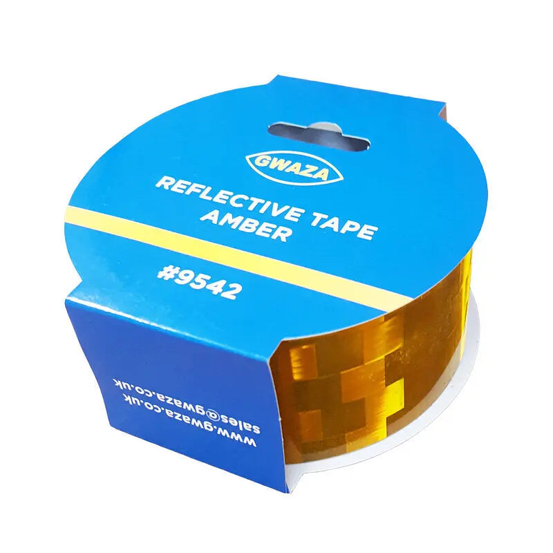 Tape Reflective 50mm x 12.5M Amber