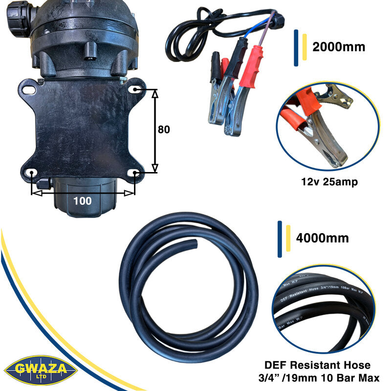 AdBlue Pump 12V 30L/min Flow Rate