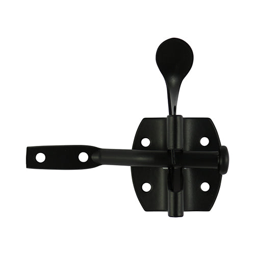 Automatic Gate Latch Black -  2"