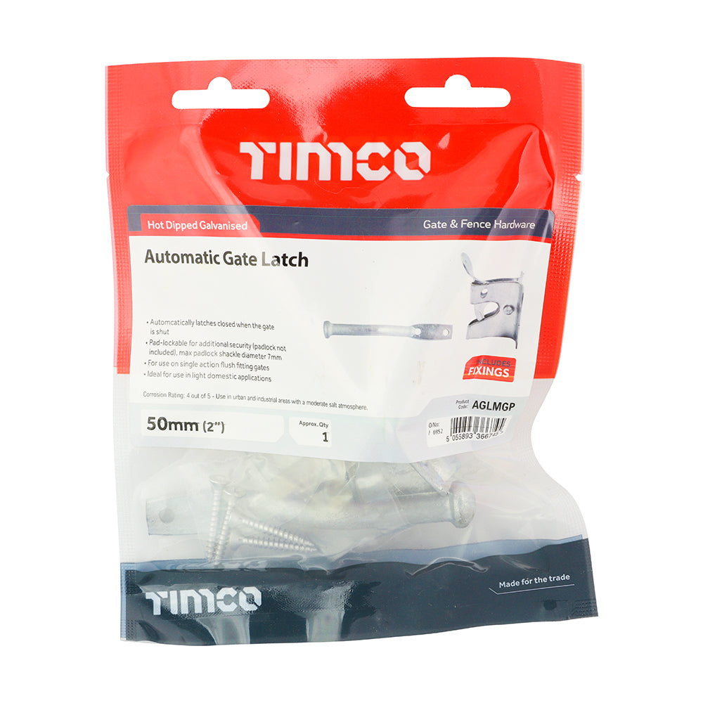 Automatic Gate Latch HDG - 2" | TIMbag