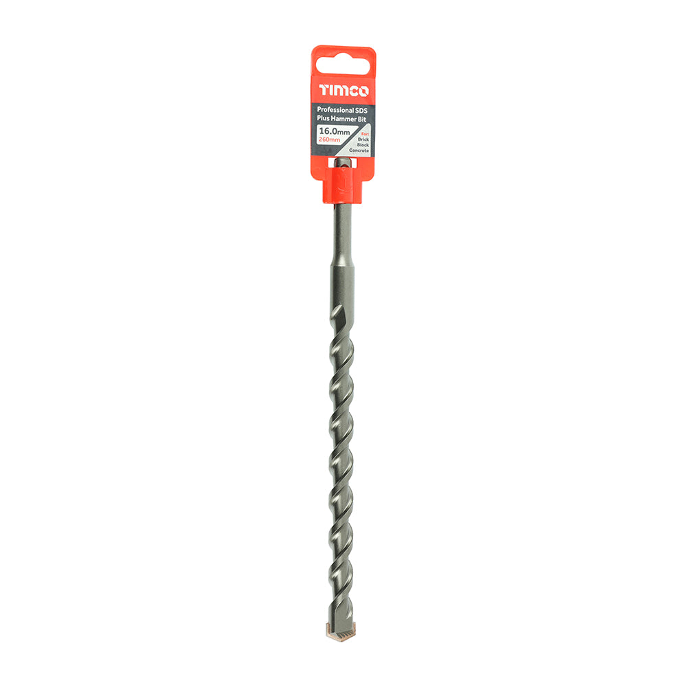 Pro SDS Plus Hammer Bits (PGM) - 16.0 x 260 | Clip