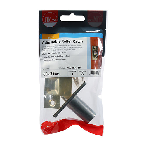 Adjustable Roller Catch - Brss - 39 | TIMpac