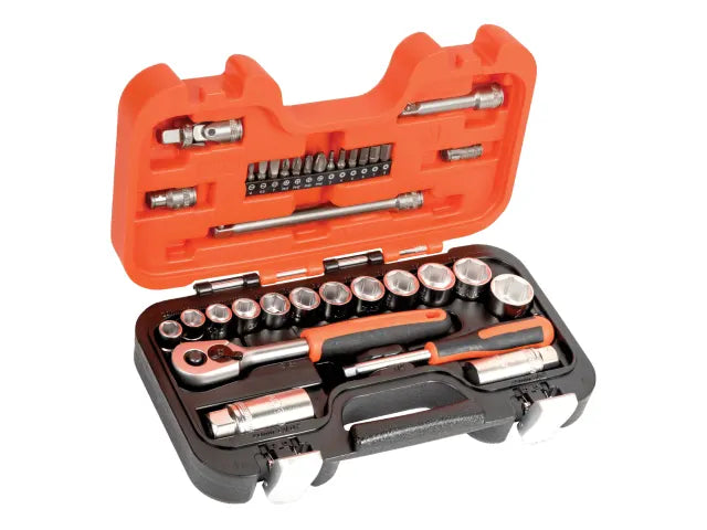Bahco 3/8in Drive Socket Set, 34 Piece
