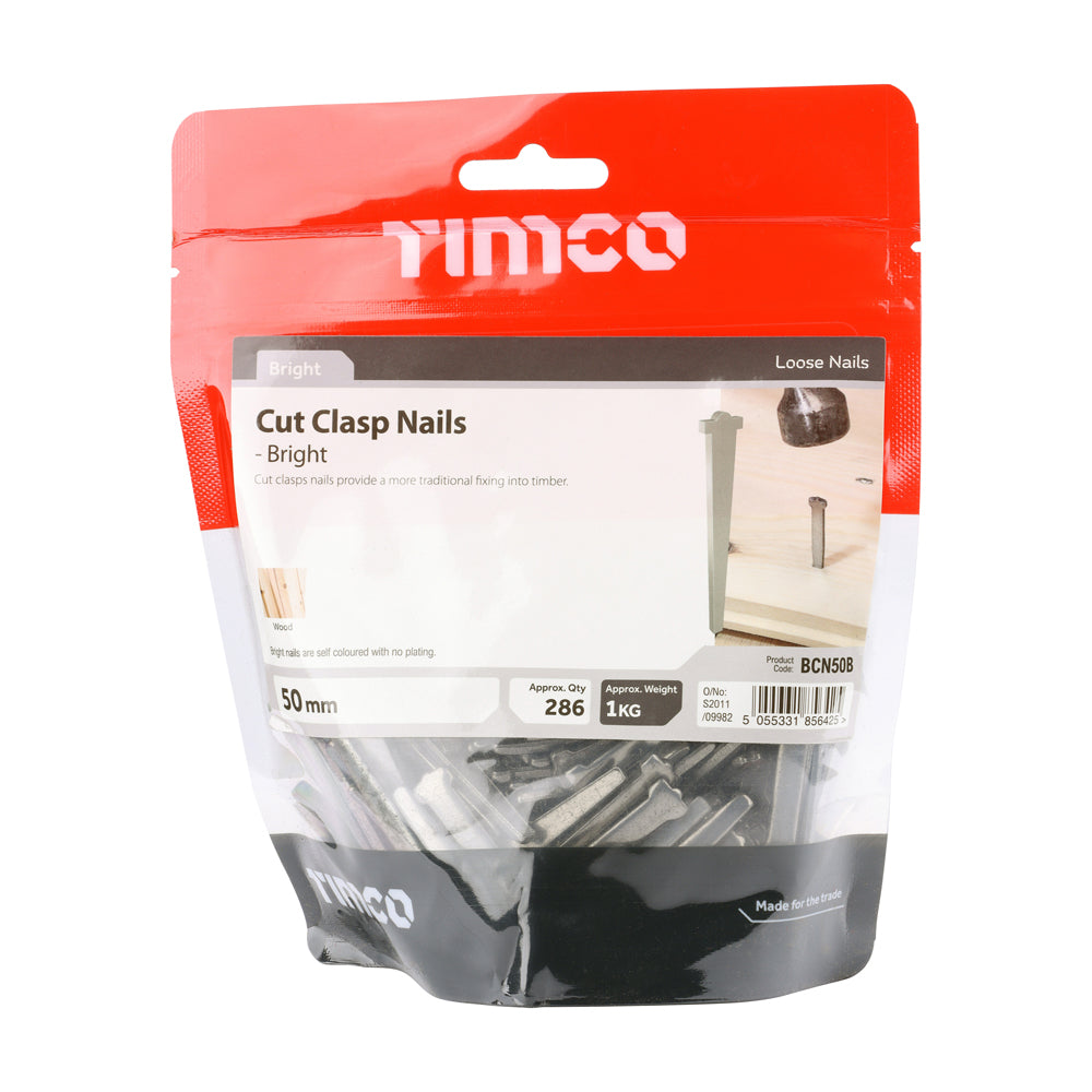 Cut Clasp Nail - Bright - 50mm | TIMbag