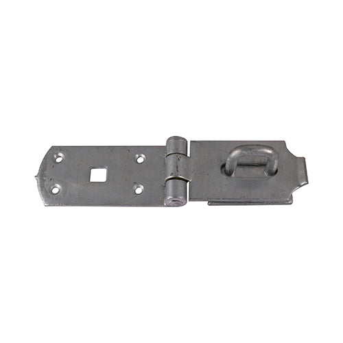 Secure Bolt On Hasp & Staple - Heavy Duty - Hot Dipped Galvanised 10"