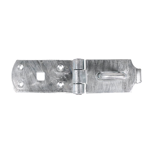 Secure Bolt On Hasp & Staple - Heavy Duty - Hot Dipped Galvanised 8"