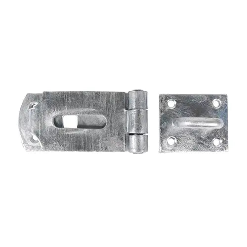 Timco Secure Bolt On Hasp & Staple - Heavy Duty - Hot Dipped Galvanised | 8" Timco